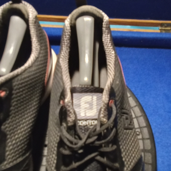 Footjoy Contour Black/Red/Grey & White Golf Shoes 54098, Sz. 11.5 XW - US, - Picture 3 of 8